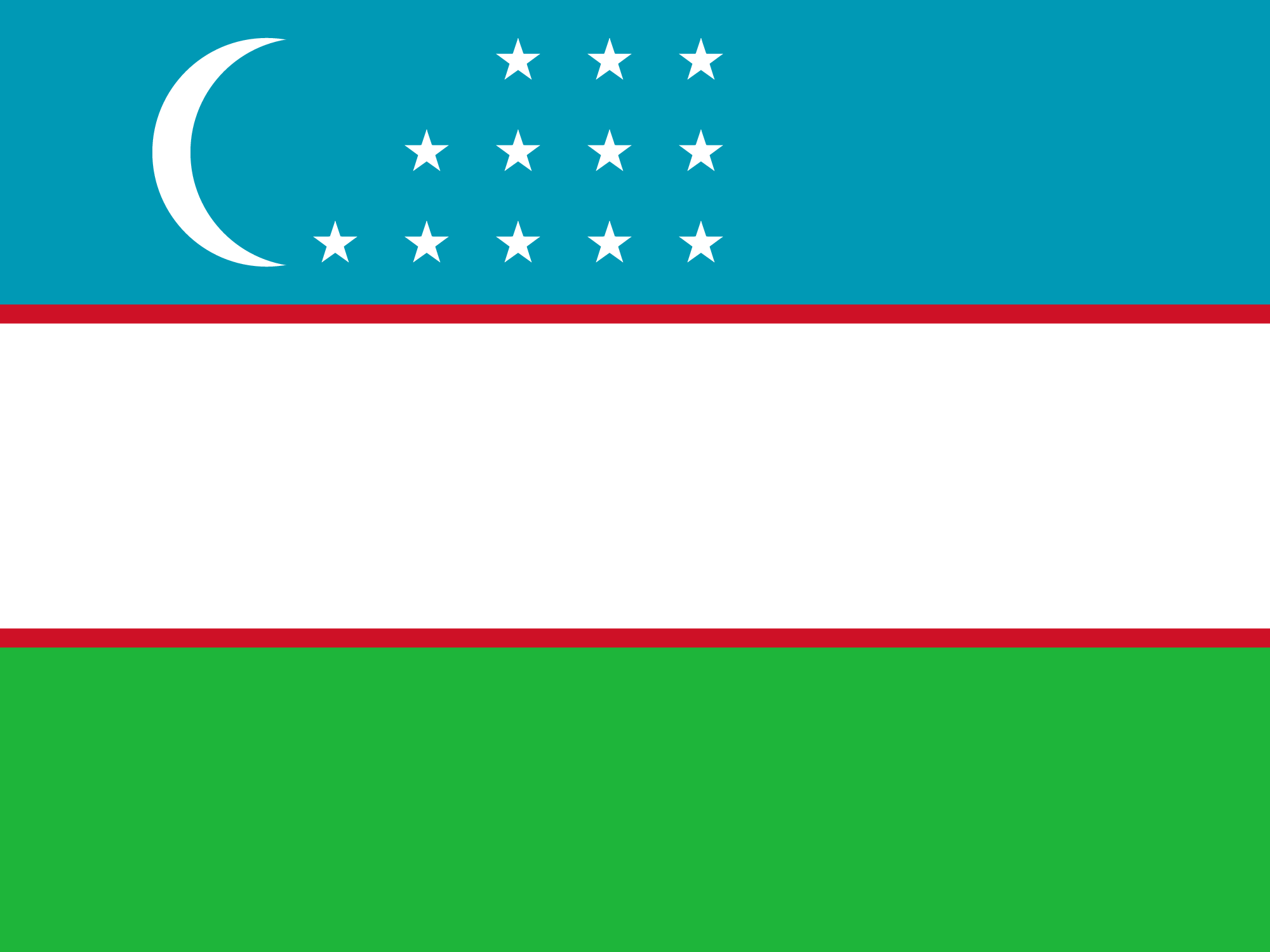 Uzbekistan Flag